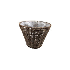 CHALET Chalet Rattan Topf Kobo Wild XL Braun CHALET Chalet Rattan Topf Kobo Wild XL Braun