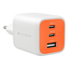 HYPER USB-Wandladegerät Flex GaN 65 W 2x USB-C 1x USB-A HYPER USB-Wandladegerät Flex GaN 65 W 2x USB-C 1x USB-A
