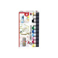 Marabu Marabu Candle Liner Sort 10 x 25 ml 25 ml, Assortiert Marabu Marabu Candle Liner Sort 10 x 25 ml 25 ml, Assortiert