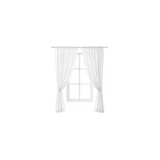 Urbanara URBANARA Vorhang 2er-Set Musselin Trofa 135 cm x 320 cm Urbanara URBANARA Vorhang 2er-Set Musselin Trofa 135 cm x 320 cm