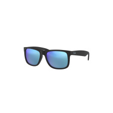 Ray-Ban Ray-Ban JUSTIN RUBBER BLACK Sonnenbrille, Lens BLUE FLASH Ray-Ban Ray-Ban JUSTIN RUBBER BLACK Sonnenbrille, Lens BLUE FLASH