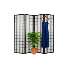 relaxdays Paravent Schwarz/Weiss relaxdays Paravent Schwarz/Weiss