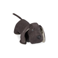 relaxdays Türstopper Hund Polyester Kunstleder Braun 14 x 32 x 14 cm relaxdays Türstopper Hund Polyester Kunstleder Braun 14 x 32 x 14 cm