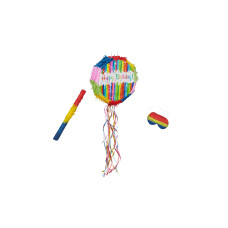 relaxdays Pinata Geburtstag, Blau/Rot relaxdays Pinata Geburtstag, Blau/Rot