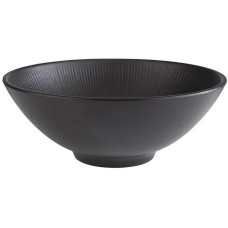 APS Schale APS Bowl Nero Rund 24 cm, Schwarz
