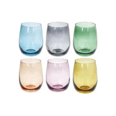 Tognana Trinkglas Tulip Rhapsody 400 ml, 6 Stück, Mehrfarbig Tognana Trinkglas Tulip Rhapsody 400 ml, 6 Stück, Mehrfarbig