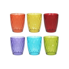 Tognana Tognana Trinkgläser Jenny 320 ml, 6 Stück, Mehrfarbig Tognana Tognana Trinkgläser Jenny 320 ml, 6 Stück, Mehrfarbig