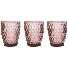 Tognana Tognana Trinkgläser Diamond 260 ml, 3 Stück, Rot Tognana Tognana Trinkgläser Diamond 260 ml, 3 Stück, Rot