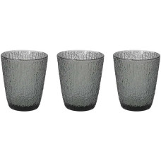 Tognana Tognana Trinkgläser Davor 280 ml, 3 Stück, Grau Tognana Tognana Trinkgläser Davor 280 ml, 3 Stück, Grau