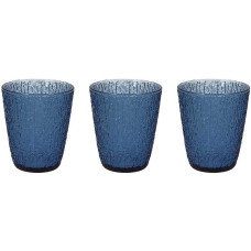 Tognana Tognana Trinkgläser Davor 280 ml, 3 Stück, Blau Tognana Tognana Trinkgläser Davor 280 ml, 3 Stück, Blau