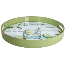 Tognana Serviertablett Gin & Tonic 38 cm, Mehrfarbig Tognana Serviertablett Gin & Tonic 38 cm, Mehrfarbig