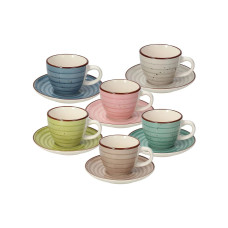 Tognana Espressotasse Urban Pastel 90 ml, 6 Stück, Mehrfarbig Tognana Espressotasse Urban Pastel 90 ml, 6 Stück, Mehrfarbig