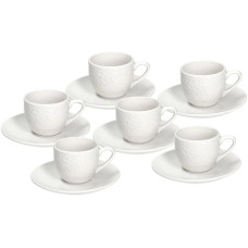 Tognana Espressotasse Golf 90 ml, 6 Stück, Weiss Tognana Espressotasse Golf 90 ml, 6 Stück, Weiss