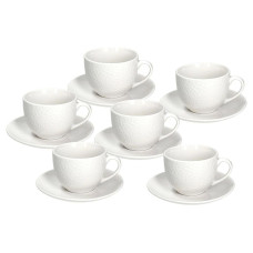 Tognana Tognana Kaffeetassen-Set Golf 270 ml, 6 Stück, Weiss Tognana Tognana Kaffeetassen-Set Golf 270 ml, 6 Stück, Weiss