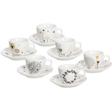 Tognana Espressotasse Goldy 80 ml, 6 Stück, Mehrfarbig Tognana Espressotasse Goldy 80 ml, 6 Stück, Mehrfarbig
