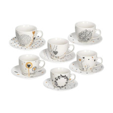 Tognana Tognana Kaffeetassen-Set Goldy 200 ml, 6 Stück, Mehrfarbig Tognana Tognana Kaffeetassen-Set Goldy 200 ml, 6 Stück, Mehrfarbig