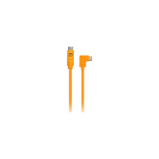 Tether Tools Pigtail-Adapter USB-C auf USB-C rechtwinklig 0.5 m Orange Tether Tools Pigtail-Adapter USB-C auf USB-C rechtwinklig 0.5 m Orange
