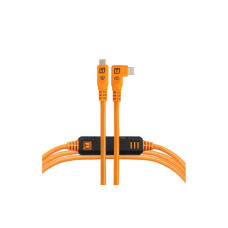 Tether Tools Optima 10G USB-C, 4.60 m, Gerade auf Gewinkelt, Orange Tether Tools Optima 10G USB-C, 4.60 m, Gerade auf Gewinkelt, Orange