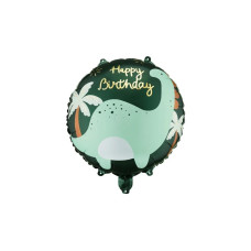 Partydeco Folienballon Scheibe Brontosaurus 35 x 35 cm Partydeco Folienballon Scheibe Brontosaurus 35 x 35 cm