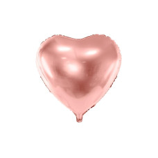 Partydeco PartyDeco Folienballon Herz Roségold Rosegold Partydeco PartyDeco Folienballon Herz Roségold Rosegold