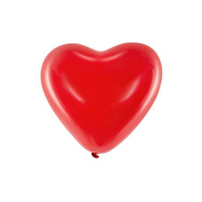 Partydeco PartyDeco Herzballons Pastellrot, 6er-Set Kirschrot Partydeco PartyDeco Herzballons Pastellrot, 6er-Set Kirschrot