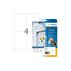 HERMA Folien-Etiketten A4, 105 x 148 mm, weiss, 80 Etiketten