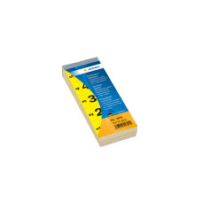 HERMA Nummernblock 1-500, gelb, 28 x 56 mm 500 Etiketten
