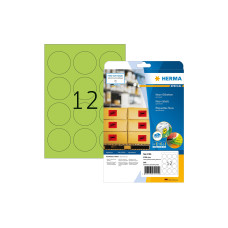 Herma Stickers Neonetiketten A4, Ø 60 mm 240 Etiketten / 20 Blatt