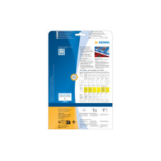 HERMA Folien-Etiketten, gelb, A4, 210 x 297 mm 25 Etiketten