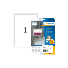 HERMA Folien-Etiketten A4, 190 x 275 mm, weiss, 25 Etiketten
