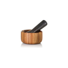 AdHoc Mörser mit Stössel Taru 11 cm, Holz/Granit AdHoc Mörser mit Stössel Taru 11 cm, Holz/Granit