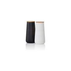AdHoc Salz- und Pfeffermühle Scape 12.3 cm, Schwarz/Weiss AdHoc Salz- und Pfeffermühle Scape 12.3 cm, Schwarz/Weiss