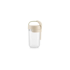Lékué Natural Jar mit Löffel, 600 ml Beige