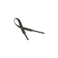 B+W Trageriemen Leder, Rindsleder, Schwarz, 150 cm