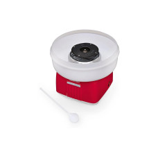 GOURMETmaxx Zuckerwatte-Maschine 500W rot/weiss Retro + CH-Stecker GOURMETmaxx Zuckerwatte-Maschine 500W rot/weiss Retro + CH-Stecker