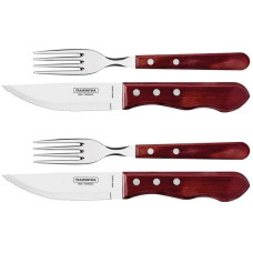 Tramontina Churrasco Jumbo Rot/Silber