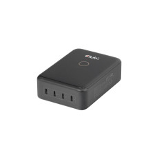 Club 3D CAC-1933 USB-C 240 W GaN 4-Port Universal Schwarz Club 3D CAC-1933 USB-C 240 W GaN 4-Port Universal Schwarz