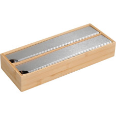 Kesper Frischhaltefolien-Spender Silber/Braun Kesper Frischhaltefolien-Spender Silber/Braun
