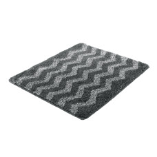 Kleine Wolke Badteppich Zack 55 x 65 cm, Grau Kleine Wolke Badteppich Zack 55 x 65 cm, Grau
