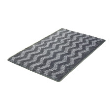 Kleine Wolke Badteppich Zack 60 x 90 cm, Grau Kleine Wolke Badteppich Zack 60 x 90 cm, Grau