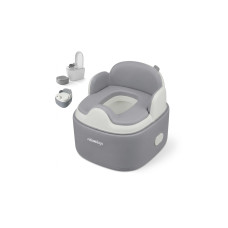 relaxdays Baby-Töpfchen 4-in-1, Kunststoff, Grau, Weiss relaxdays Baby-Töpfchen 4-in-1, Kunststoff, Grau, Weiss