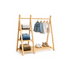 relaxdays Garderobenständer  x , Braun