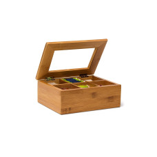 relaxdays Teebox Beige relaxdays Teebox Beige