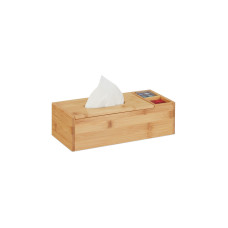 relaxdays Kosmetiktücherbox Hellbraun, Bambus relaxdays Kosmetiktücherbox Hellbraun, Bambus