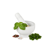 relaxdays Mörser 10 cm, Marmor relaxdays Mörser 10 cm, Marmor