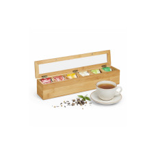 relaxdays Teebox Beige/Hellbraun relaxdays Teebox Beige/Hellbraun
