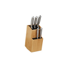 relaxdays Messerblock Schwarz/Hellbraun relaxdays Messerblock Schwarz/Hellbraun