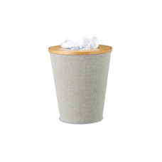 relaxdays Papierkorb 10.5 l, Schwarz/Grau/Hellbraun relaxdays Papierkorb 10.5 l, Schwarz/Grau/Hellbraun