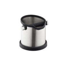 relaxdays Kaffeeabklopfbehälter Edelstahl 1.8 l Silber Schwarz relaxdays Kaffeeabklopfbehälter Edelstahl 1.8 l Silber Schwarz