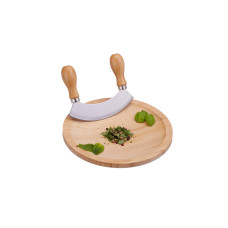 relaxdays Wiegemesser Silber/Hellbraun relaxdays Wiegemesser Silber/Hellbraun